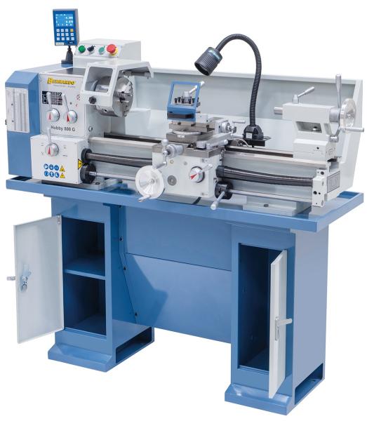 Bernardo Hobby 800G 230V center lathe incl. 2-axis digital display DT 40